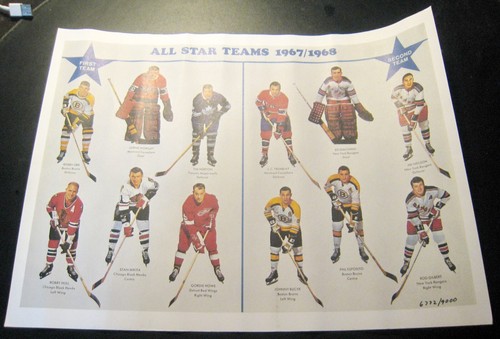 1967 nhl all star teams - all, old