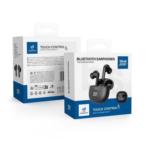 Blue star auricolare bluetooth - blue,